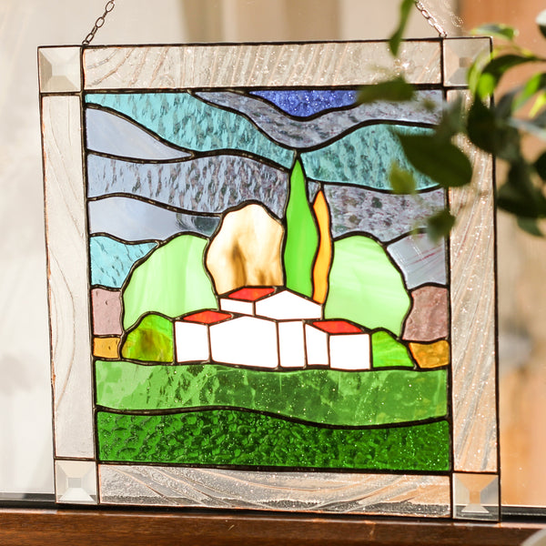 Stained Glass Picture – Panel Window Décor