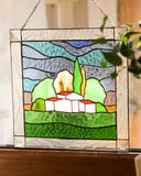 Stained Glass Picture – Panel Window Décor