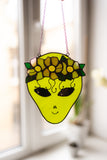 Alien UFO suncatcher