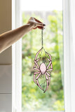 Pink Spider Suncatcher