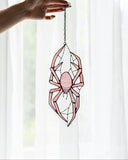 Pink Spider Suncatcher