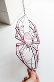 Pink Spider Suncatcher