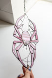 Pink Spider Suncatcher