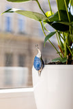 Snail Stained Glass Pot Plant Decor