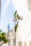 Stained Glass Snowdrop Planter