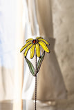 Black-eyed Susan Glass Art Stand