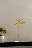 Strelitzia Stained Glass Flower, Pot Table Stand Decor, Floral Decor