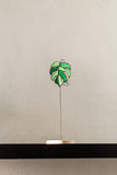 Monstera Stained Glass Planter