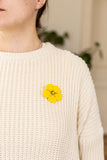 Flower Brooch – Handmade Floral Pin