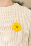 Flower Brooch – Handmade Floral Pin