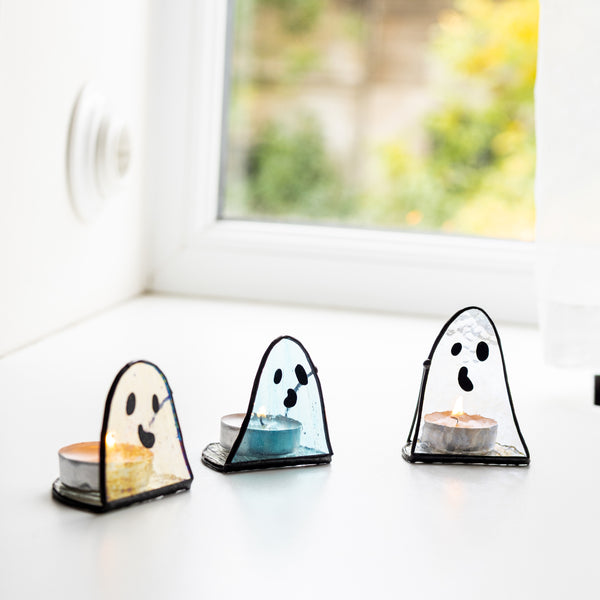 Ghost Tealight Candle Holder