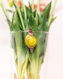 Snail Stained Glass Pot Plant Decor