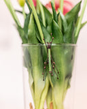 Grasshopper Stained Glass Pot Plant Decor