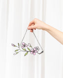 Sakura Twig Branch Stained Glass