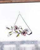 Sakura Twig Branch Stained Glass