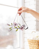 Sakura Twig Branch Stained Glass
