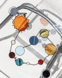 Stained Glass Planets Suncatcher