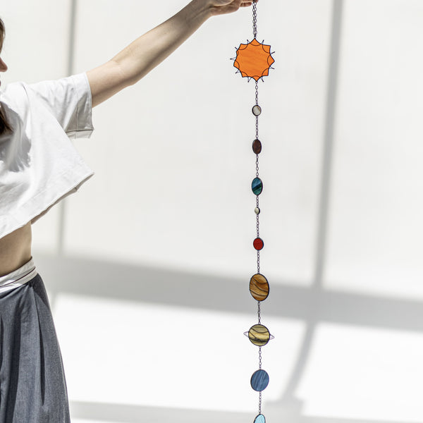 Planets Long Suncatcher Galaxy