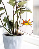 Sun Cloud Plant Stake