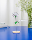 Pink Stained Glass Carnation – Spring Decor, Mother's Day Gift