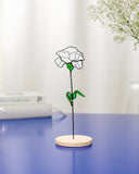 Pink Stained Glass Carnation – Spring Decor, Mother's Day Gift