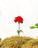 Pink Stained Glass Carnation – Spring Decor, Mother's Day Gift