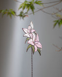 Stained Glass Flower on a Steam Home Garden Decor
