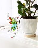 Whimsical Butterfly Pot Decor