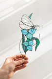Stained Glass Butterfly Planter