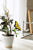 Stained Glass Butterfly Plant Decor