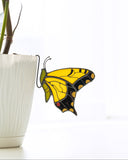 Stained Glass Butterfly Pot Stake