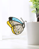 Stained Glass Butterfly Plant Clip