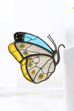 Stained Glass Butterfly Plant Clip