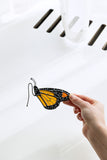 Stained Glass Butterfly Plant Clip