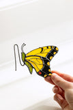 Stained Glass Butterfly Pot Stake