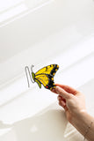 Stained Glass Butterfly Plant Clip
