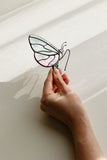 Stained Glass Butterfly Plant Clip