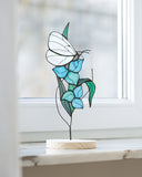 Stained Glass Butterfly Planter