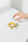 White Candle Holder Lotus | Tea Light Holder