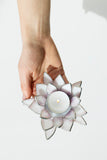 White Candle Holder Lotus | Tea Light Holder