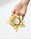 White Candle Holder Lotus | Tea Light Holder