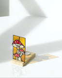 Agaric with Dots Panel Candle Holder