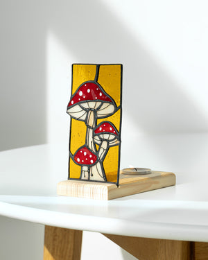 Agaric with Dots Panel Candle Holder