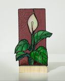 Philodendron Monstera Panel, Tea Light Holder