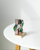 Philodendron Monstera Panel, Tea Light Holder