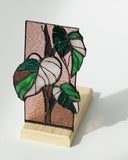 Philodendron Monstera Panel, Tea Light Holder