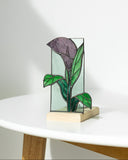 Philodendron Monstera Panel, Tea Light Holder