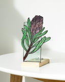 Philodendron Monstera Panel, Tea Light Holder