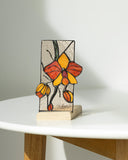 Orange Lily Tea Light Holder