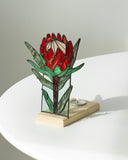 Orange Lily Tea Light Holder